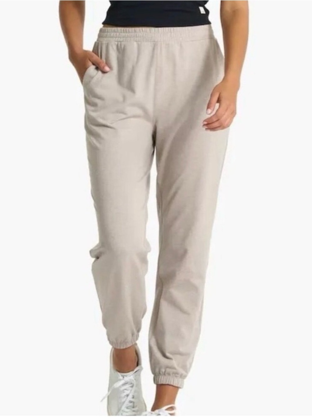 Vuori Boyfriend Jogger Oyster Heather Size L